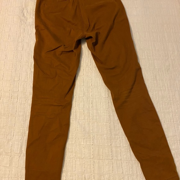 Loft size 4/27 legging pants tan/orange - Picture 7 of 7